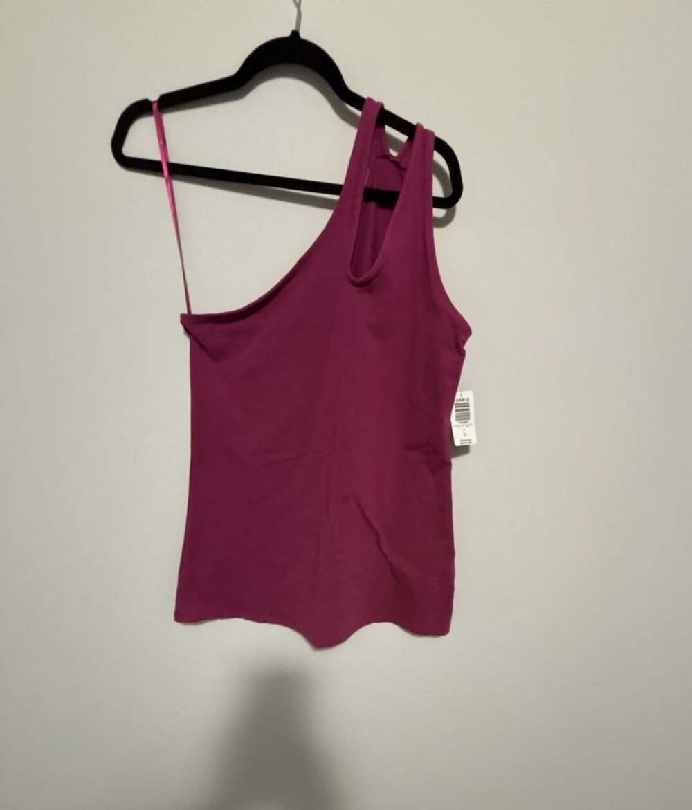 Torrid K Berry Sl 1 Shldr Cut Out Foxy Tank Top Size 0